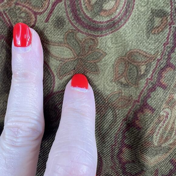 Escada 34 US S Top Blouse Gold Paisley Wool Silk Shirt Margaretha Ley Designer - Picture 4 of 13